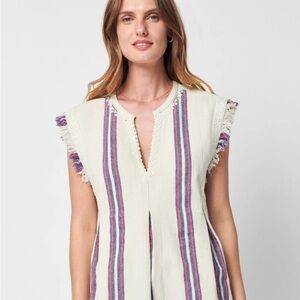 nwt Faherty beach tunic dress size large
